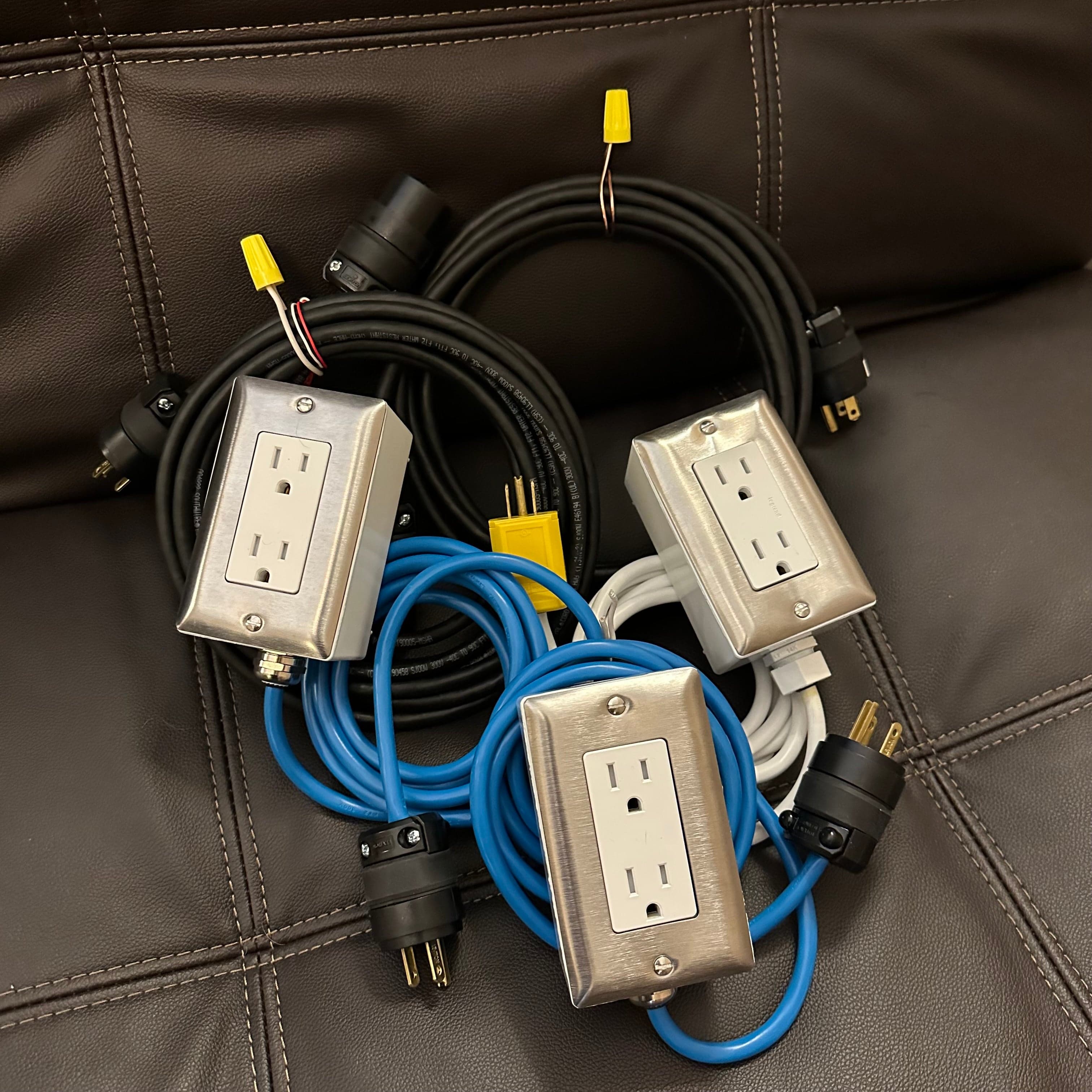 Hand-assembled Plug Box