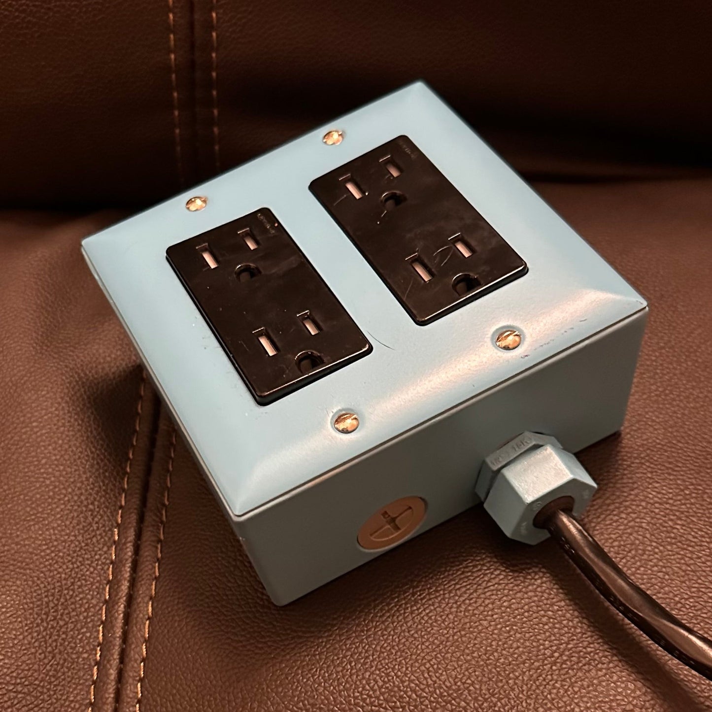 Plug Box Quad Outlet