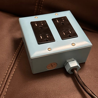 Plug Box Quad Outlet