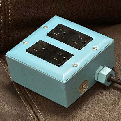 Plug Box Quad Outlet