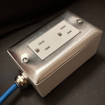 Plug Box Standard Blue Cord