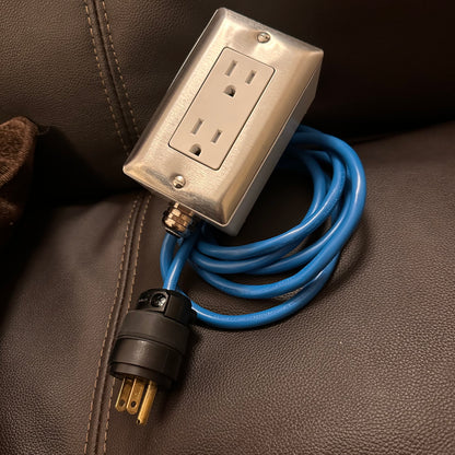 Plug Box Standard Blue Cord