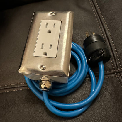 Plug Box Standard Blue Cord