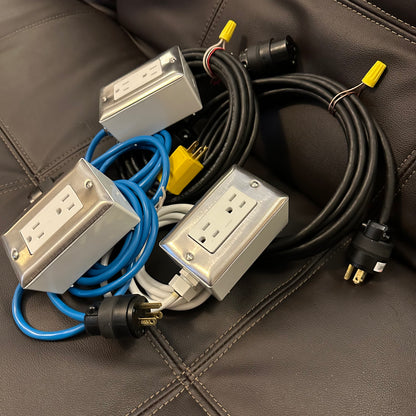 Plug Box Standard White Cord