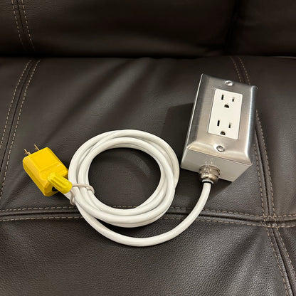 Plug Box Standard White Cord
