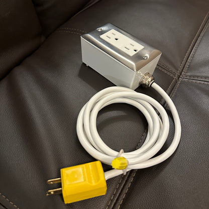 Plug Box Standard White Cord